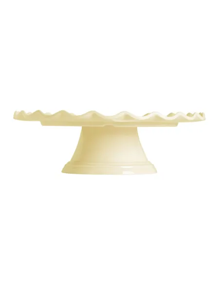 Stand para tartas ondulado Crema 27,5 cm