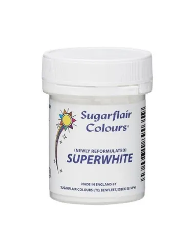 Colorante en polvo súper blanco Sugarflair