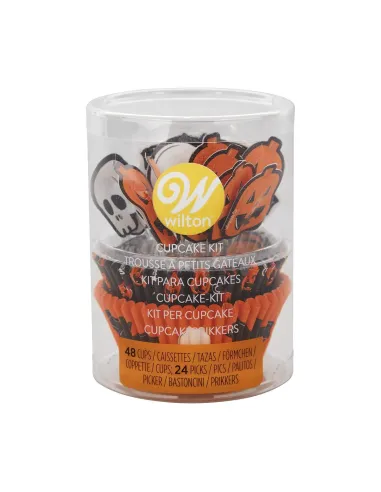 Cápsulas y topper combo Halloween.-Cocina y Repostería