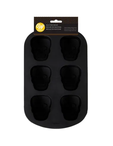 Molde silicona forma de calavera para Halloween.-Cocina y Repostería