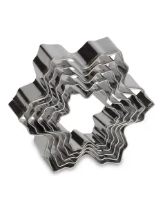 Cortadores galleta copo de nieve Navidad.-Cocina y Repostería