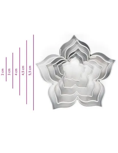 Cortadores flores, lirios, galletas.-Cocina y Repostería