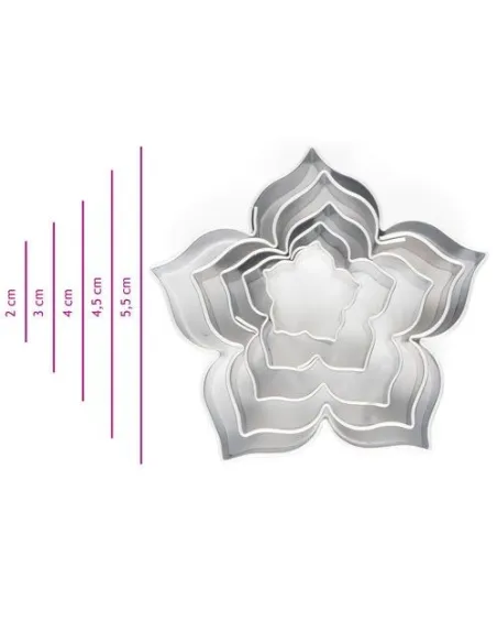 Cortadores flores, lirios, galletas.-Cocina y Repostería