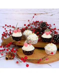 Cápsulas metalizadas hojas de otoño doradas.-Cocina y Repostería 2