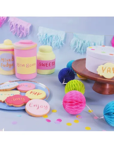 Marcadores letras mayúsculas y minúsculas Fun Font Cocina y Repostería