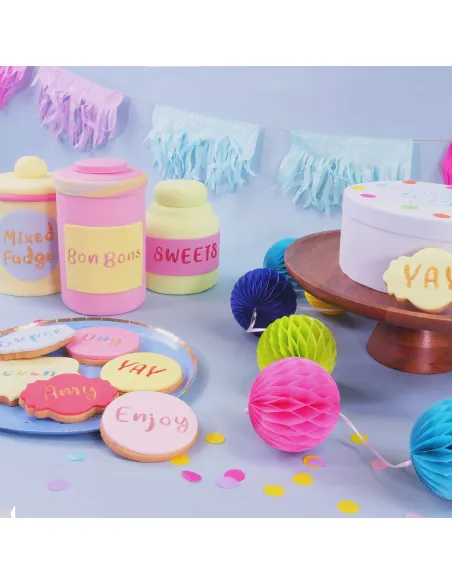 Marcadores letras mayúsculas y minúsculas Fun Font Cocina y Repostería