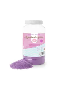 Preparado algodón azúcar lila sabor mora.-Cocina y Repostería