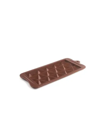 Molde silicona tableta de chocolate Pirámide Ibili