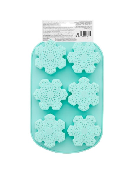 Molde de silicona Copos de Nieve Navidad Wilton