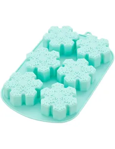 Molde de silicona Copos de Nieve Navidad Wilton