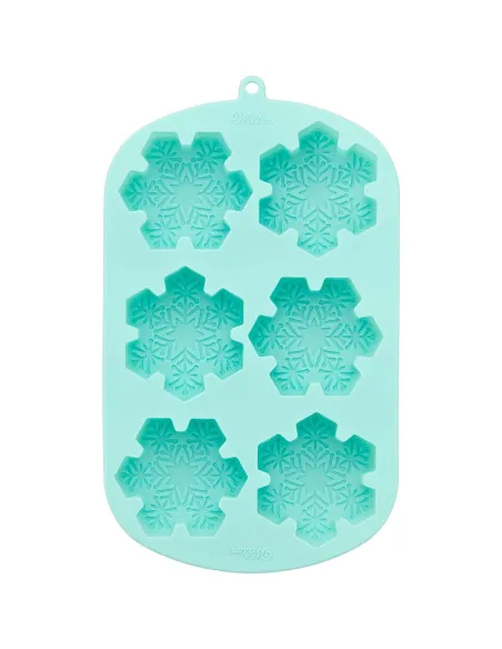 Molde de silicona Copos de Nieve Navidad Wilton