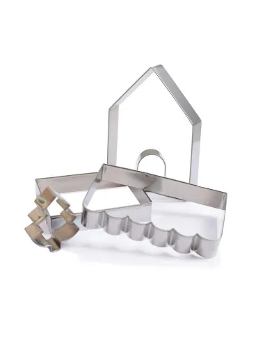 Set 5 cortadores casa de jengibre ScrapCooking