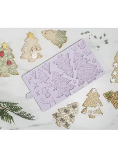 Molde silicona Árbol de Navidad mimbre Karen Davies