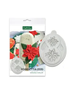 Molde silicona Poinsettia o Flor de Navidad Katy Sue