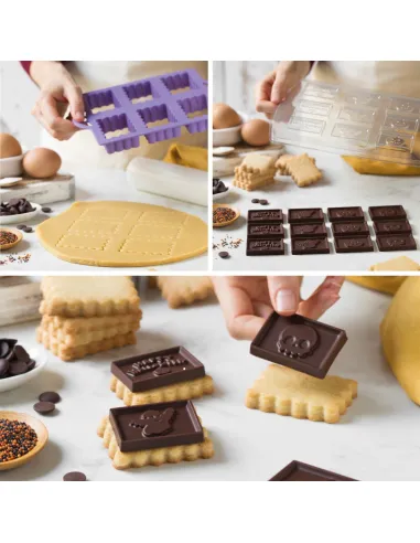 Set Galletas con chocolate Halloween Decora