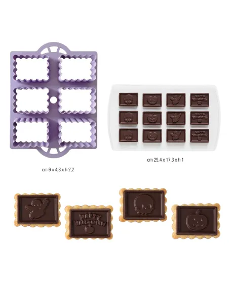 Set Galletas con chocolate Halloween Decora