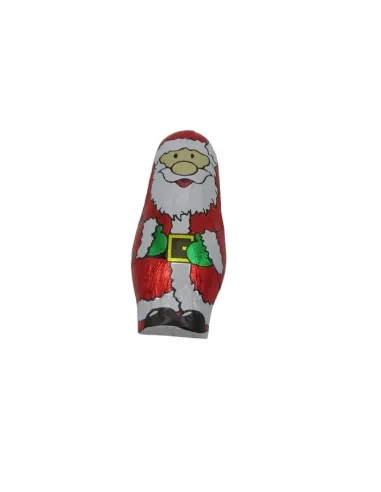 Mini figura de chocolate con leche Papá Noel Navidad