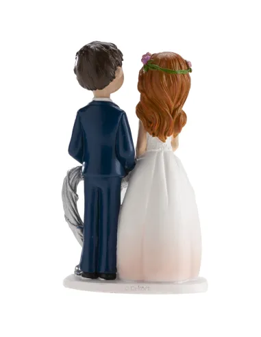 Figura novios Corazón 16 cm