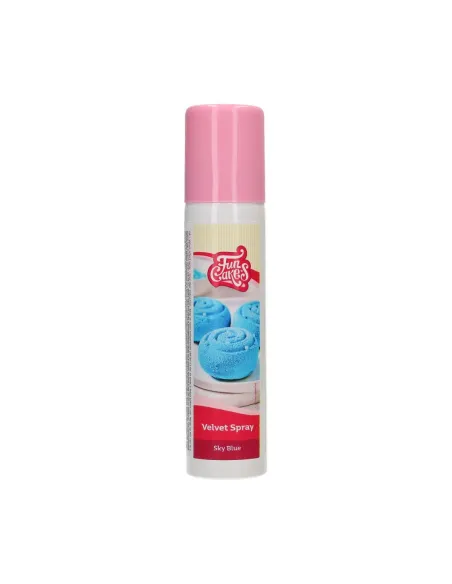 Spray efecto terciopelo Azul 100 ml Funcakes