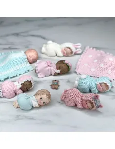 Molde silicona Bebé con ropa 3D Karen Davies