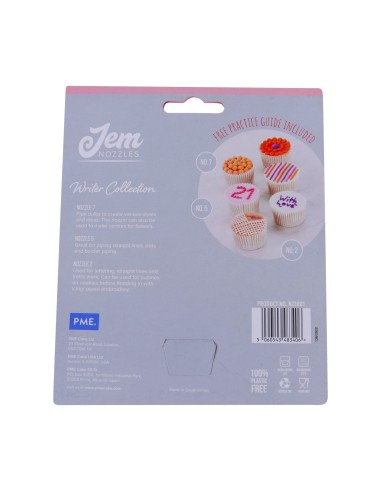 Set 3 boquillas escritura JEM