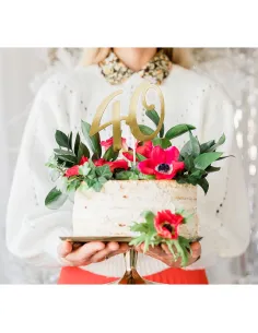 Topper dorado número 40 PartyDeco 2