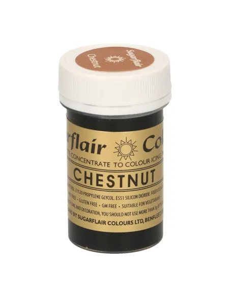 Colorante en pasta Chestnut Sugarflair