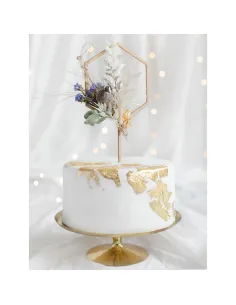 Topper de madera Hexágono PartyDeco 2