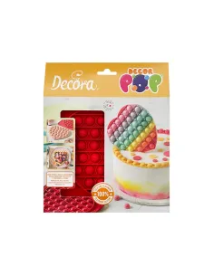 Molde silicona Corazón Decorpop Decora