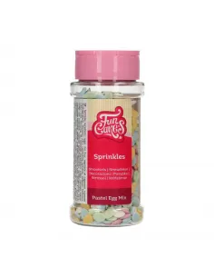Sprinkes huevos de Pascua tono pastel 60 g Funcakes 2