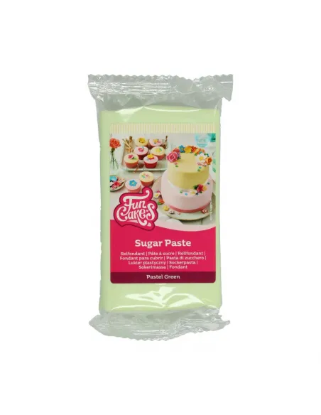 Fondant Funcakes verde pastel 250 g