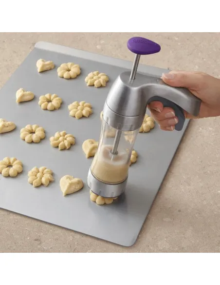 Pistola para galletas con 12 discos Wilton