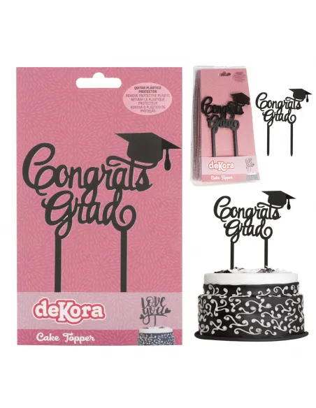 Topper para tarta Graduación Dekora