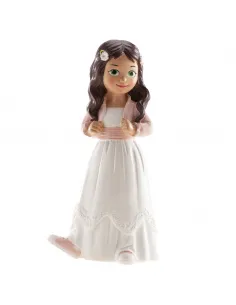 Figura niña comunión con chaqueta 15,5 cm Dekora