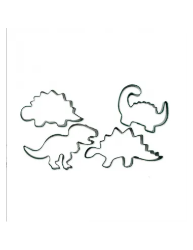 Set 4 cortadores Dinosaurio ScrapCooking