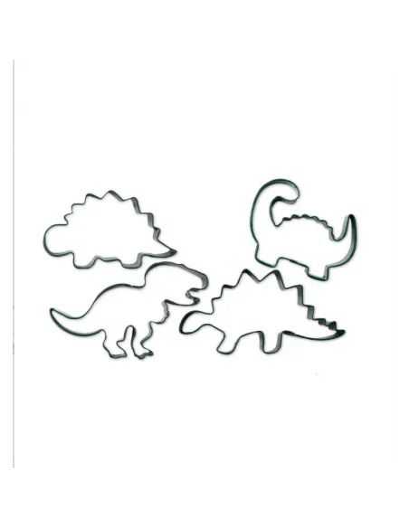 Set 4 cortadores Dinosaurio ScrapCooking