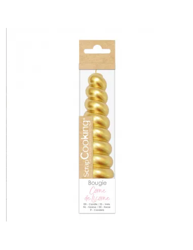 Vela Cuerno de Unicornio XXL ScrapCooking