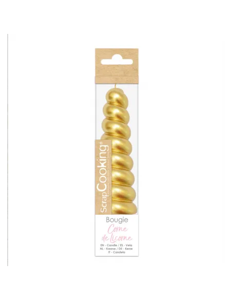 Vela Cuerno de Unicornio XXL ScrapCooking