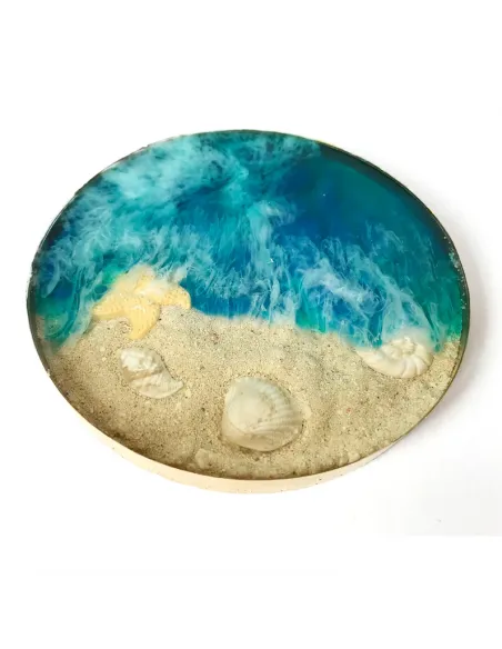 Molde silicona Conchas y Estrellas de mar de mar Katy Sue