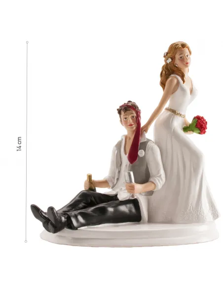 Figura novios Bebidos 17 cm Dekora
