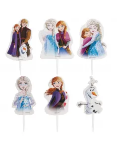 Set 30 toppers de papel Frozen