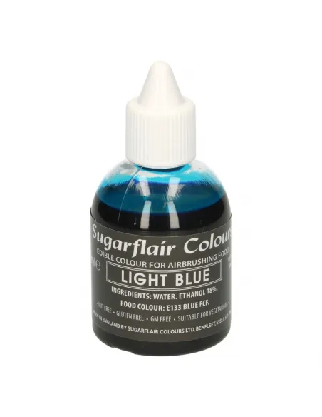 Colorante para aerógrafo Azul claro 60 ml Sugarflair