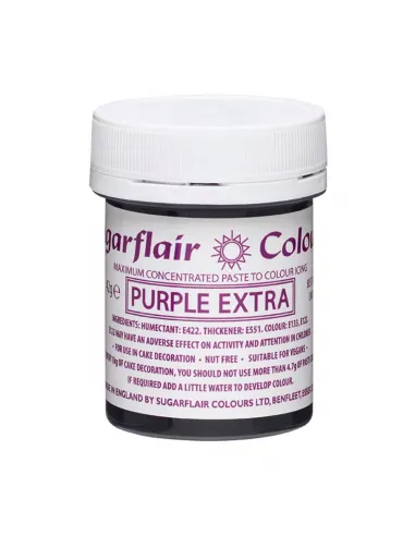 Colorante en pasta Púrpura Extra 42 g Sugarflair