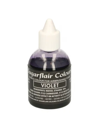 Colorante para aerógrafo Violeta 60 ml Sugarflair