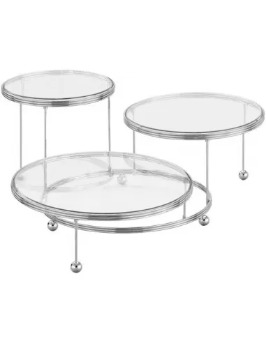 Set 3 stands para tartas de metal Wilton
