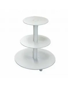 Stand blanco para tartas 3 niveles