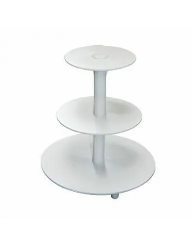 Stand blanco para tartas 3 niveles