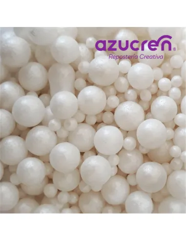 Perlas de azúcar blancas nacaradas 4 - 7 mm 90 g Azucren