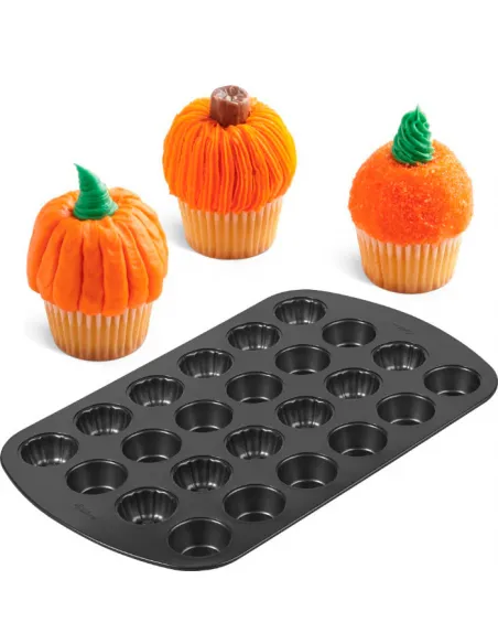 Bandeja mini cupcakes Calabaza Wilton