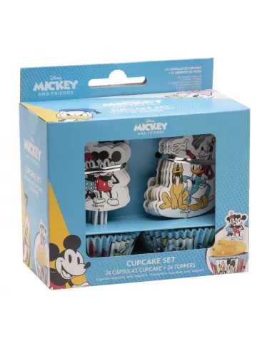 Cápsulas de papel combo Mickey y amigos Dekora